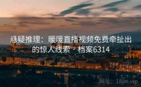 悬疑推理：暖暖直播视频免费牵扯出的惊人线索 · 档案6314
